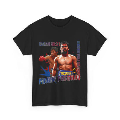 Manny Pacquiao Isaiah 40:31 Heavy Cotton T-Shirt